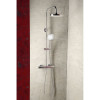 Set dus Aqualine Liga cu baterie termostat, reglabil pe inaltime