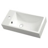 Lavoar baie Ariana 50x25 marmura compozit stanga