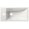 Lavoar baie Ariana 50x25 marmura compozit stanga Lavoar baie Ariana 50x25 marmura compozit stanga