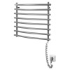 Radiator portprosop electric Aqualine 57x46 cm 72W gri metalizat