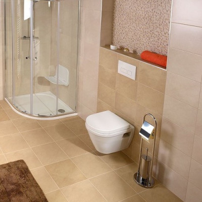Suport hartie igienica si perie WC Samba Freestanding