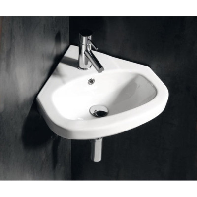 Lavoar de colt Aqualine Vitroya 46 cm