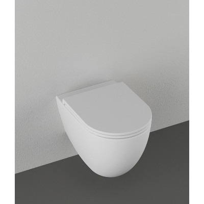 WC suspendat alb mat semirotund Isvea Infinity WC suspendat alb mat semirotund Isvea Infinity