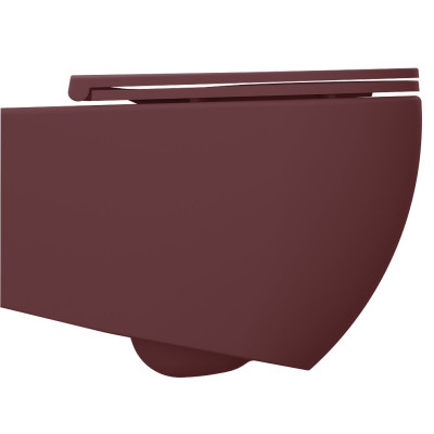 Vas WC suspendat maro rosiatic semirotund Isvea Infinity