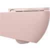 Vas WC suspendat roz salmon semirotund 53 x 36 cm Isvea Infinity