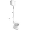 Vas WC Retro cu rezervor la inaltime Kerasan Retro evacuare orizontala