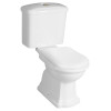 Vas WC Retro evacuare verticala cu rezervor buton bronz Kerasan 
