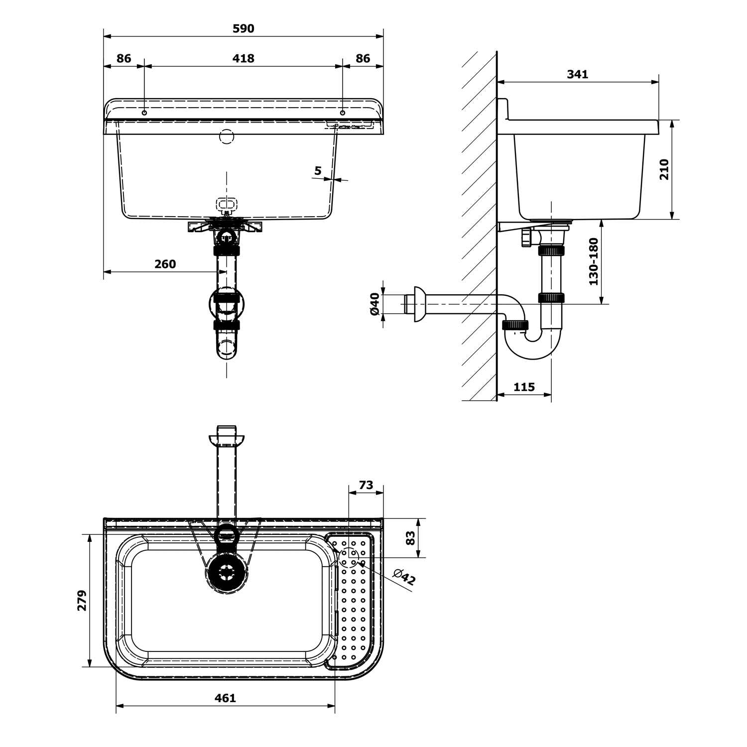 Schita dimensiuni vidoar plastic