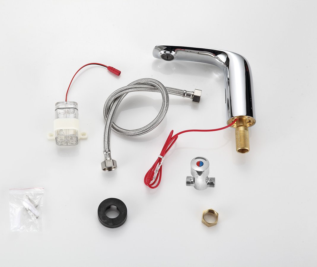 Baterie lavoar cu senzor continut pachet