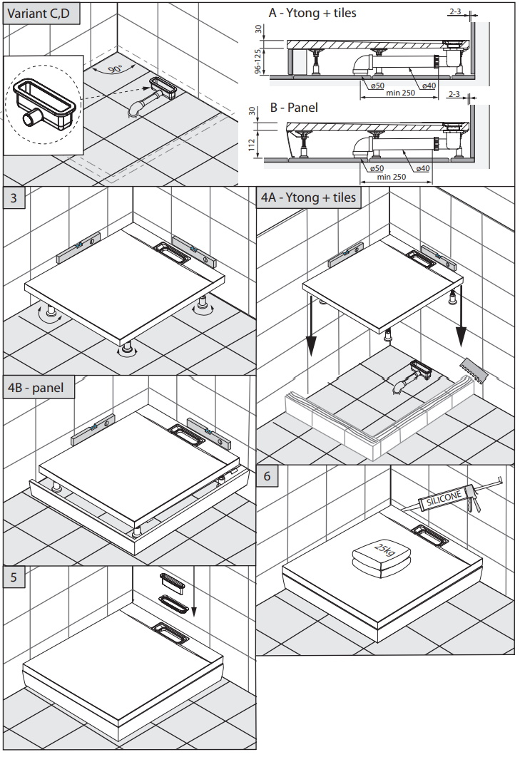 Instructiuni montaj cadita Kazuko pe picioare