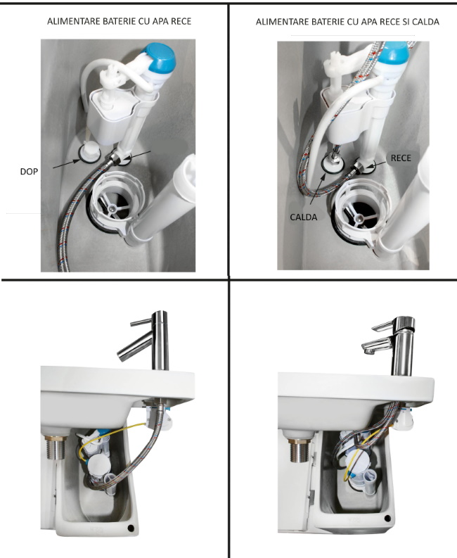 Metode instalare baterie lavoar wc hygie