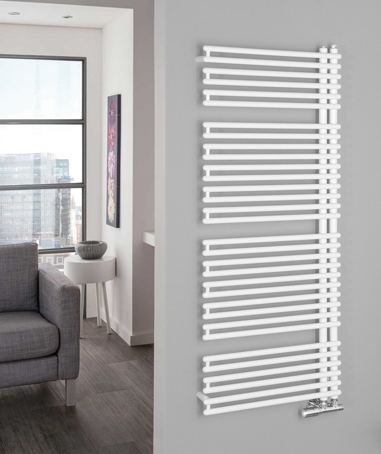 Exemplu amenajare apartament cu radiator Tubini alb