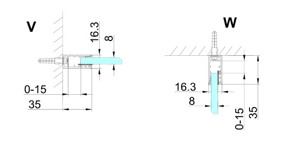 Schita dimensiuni componente cabina Trinity