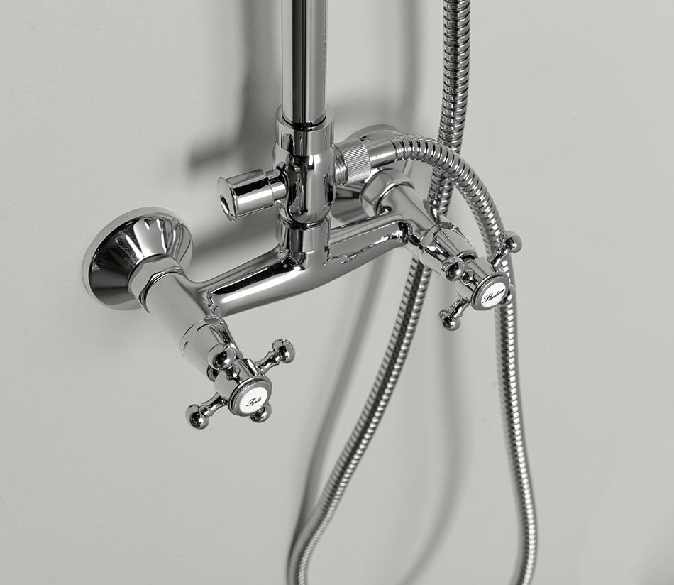 Conectare set dus la baterie Retro cromata