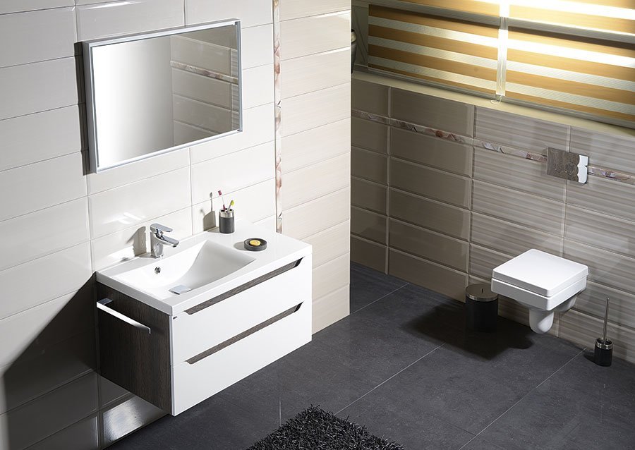 Amenajare baie cu dulap sertare