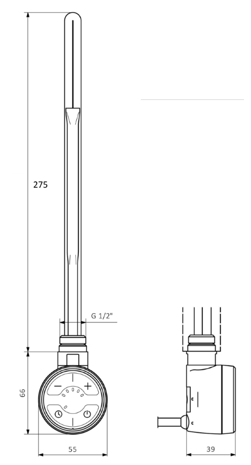 dimensiuni rezistenta moa 200w